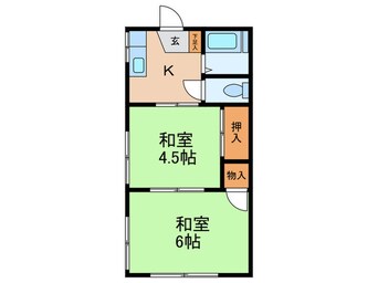 間取図 小澤荘 A棟