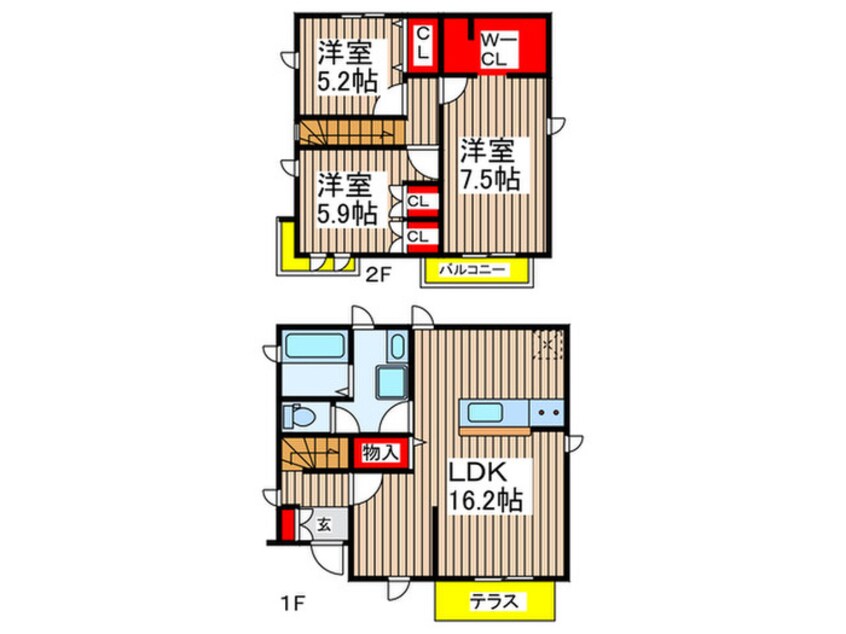間取図 フォレストガーデン稲毛