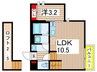 GRANDTIC　東千葉 1LDKの間取り
