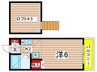 ドミールワダ 1Kの間取り