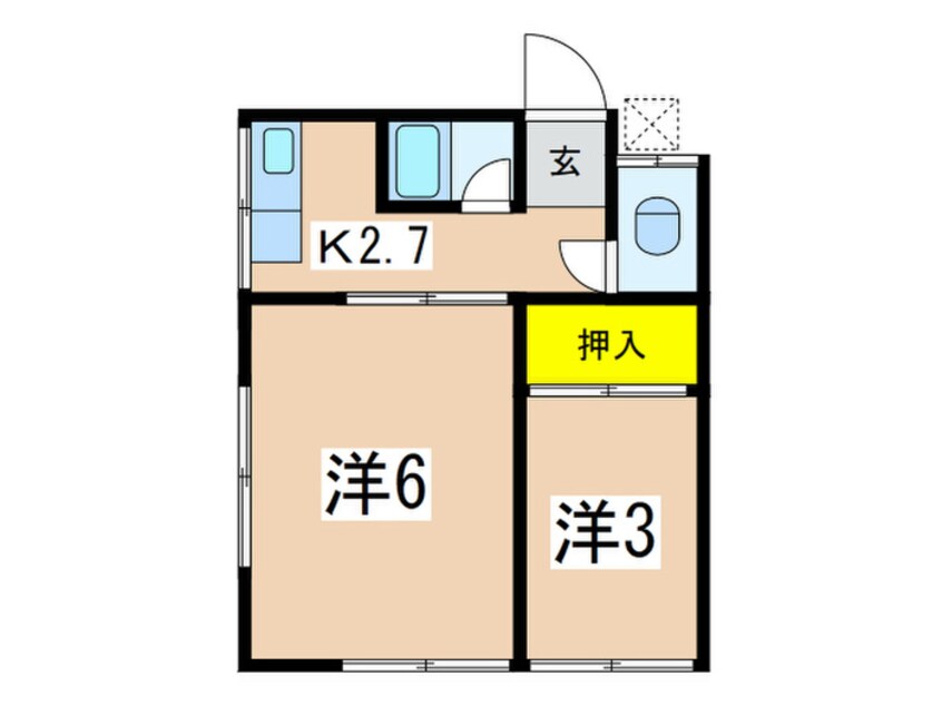 間取図 野口荘