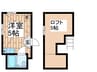 アイアン南大井 1Rの間取り