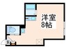 クレアール町屋 1Rの間取り