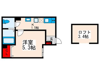 間取図 クレアール町屋