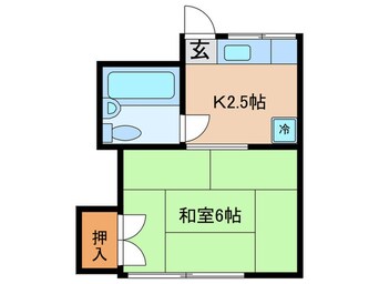 間取図 松林コ－ポ