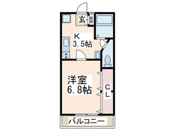 間取図 セレブラ－レもえぎ野