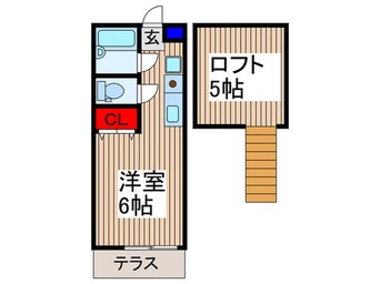 間取図 Ｓコ－ト御幸