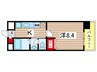 新千葉小川マンション 1Kの間取り