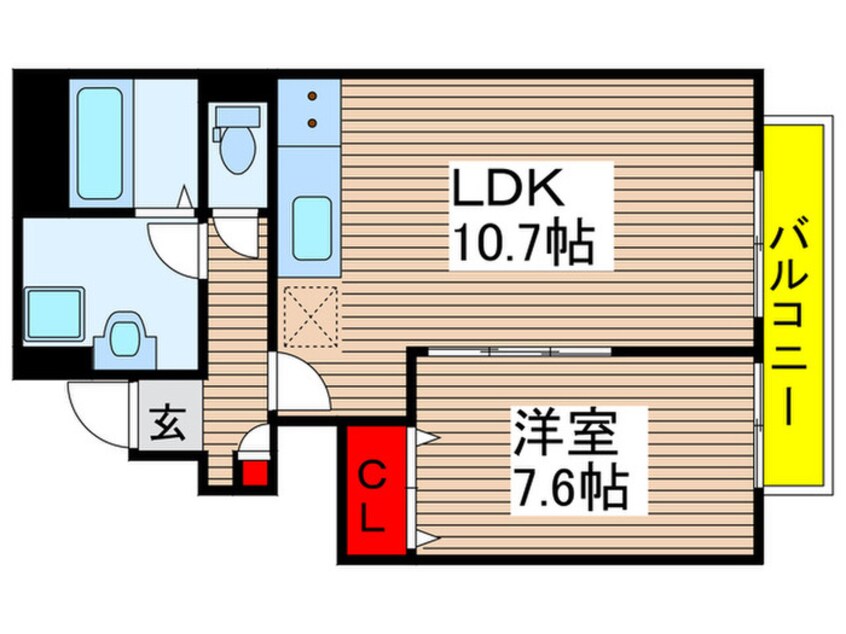 間取図 アスピリアスイムⅠ