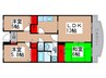 イーストパーク胡録台 3LDKの間取り