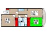 イーストパーク胡録台 2LDKの間取り