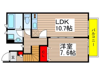 間取図 アスピリア　ｃｉｍｅ　Ⅱ