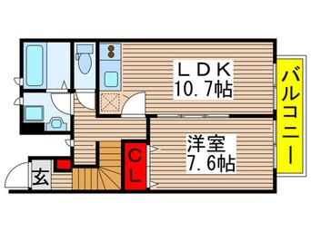 間取図 アスピリア　ｃｉｍｅ　Ⅱ