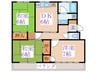 パールハイツ 3DKの間取り