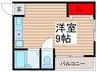 リバティ竹の塚 1Rの間取り