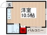 リバティ竹の塚 1Rの間取り