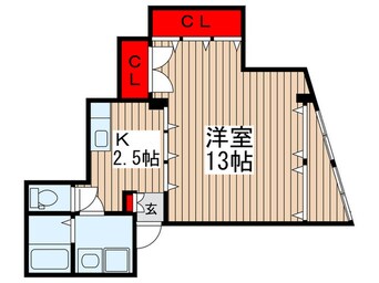 間取図 リバティ竹の塚