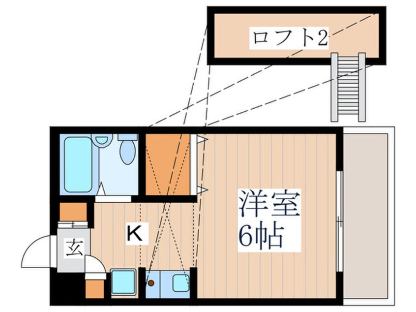 間取図 ＳＡＮＴＡＬＫ小金井