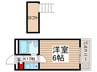 ジュネパレス津田沼第２４ 1Kの間取り