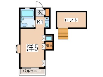 間取図 アリスコーポ相模台