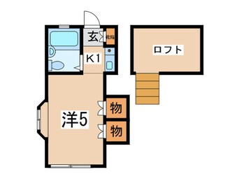 間取図 アリスコーポ相模台