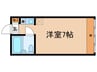 ヴィラ茗荷谷 1Rの間取り
