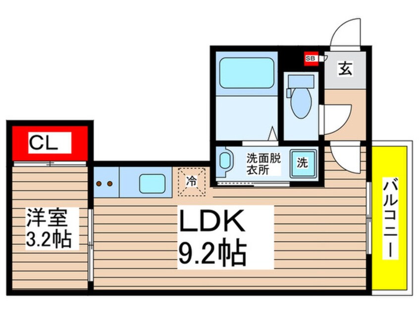 間取図 ＲＥＧＡＬＥＳＴ本千葉