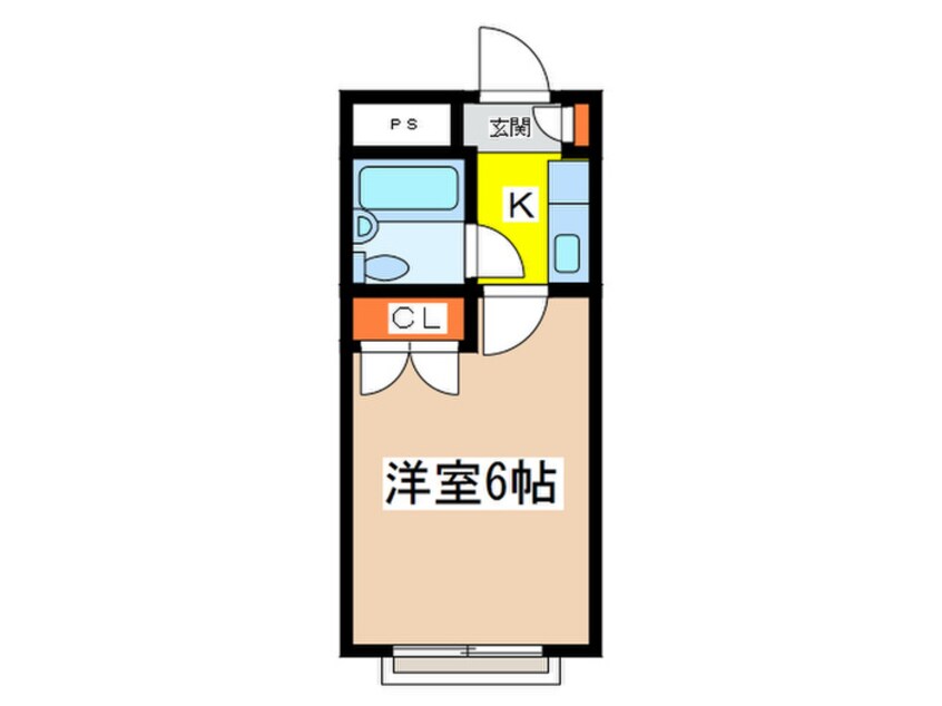 間取図 府中グランセ