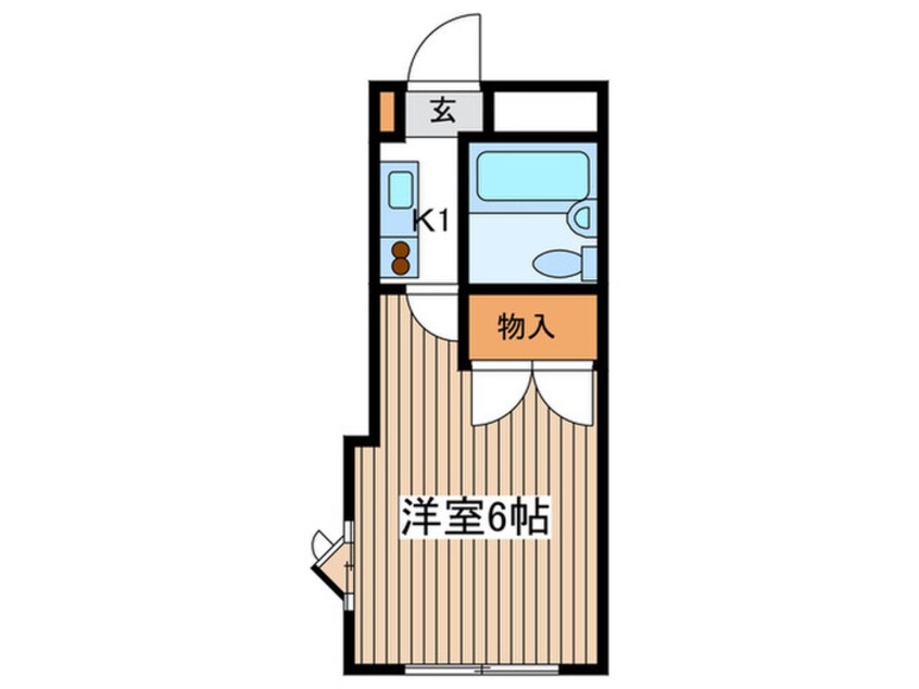 間取図 府中グランセ