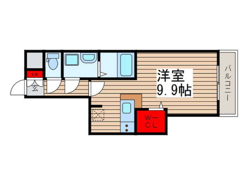 間取図 ツリーデン松戸Ⅱ