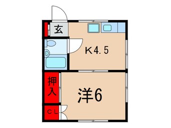 間取図 ハイツ中村