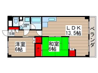 間取図 長谷川レジデンス