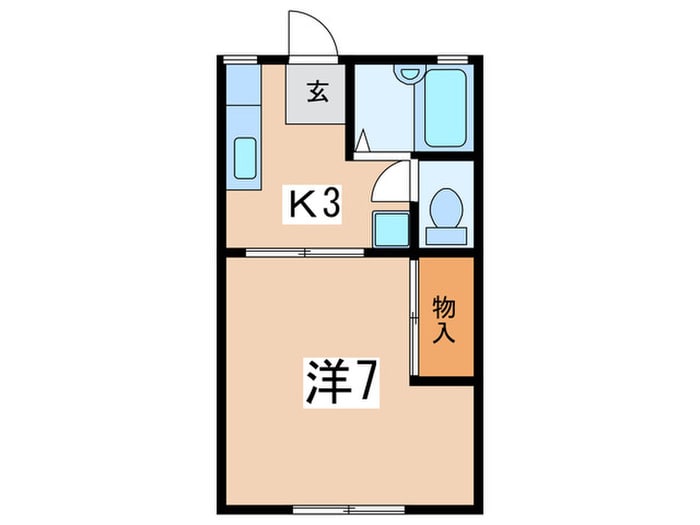 間取り図 アレイ古淵1番館