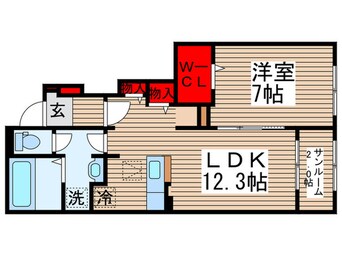 間取図 メゾンミネット