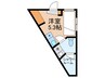 HJ PLACE W Tokyo 1Rの間取り