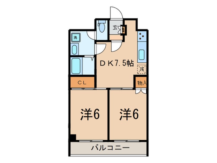 間取り図 アロ－ドハイム蒲田