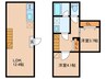 J-ARC白山 2LDKの間取り
