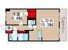 柏８０８タワ－ 1LDKの間取り