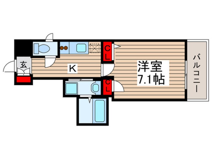 間取図 柏８０８タワ－