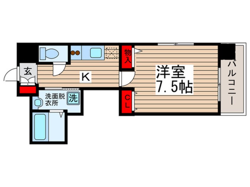 間取図 柏８０８タワ－