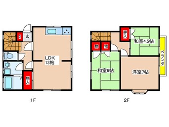 間取図 細山５丁目戸建