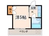 パディントンハウス 1Kの間取り