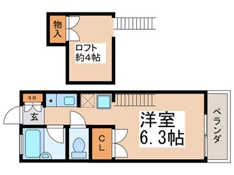 間取図 エステ－トピュア立石Ⅰ