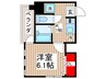 ジョイシティ住吉 1Kの間取り