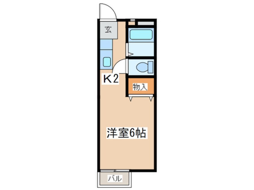 間取図 ハイツとうりん