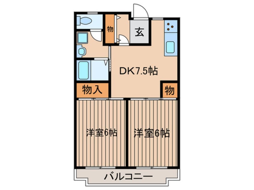 間取図 グランシャリオ砧