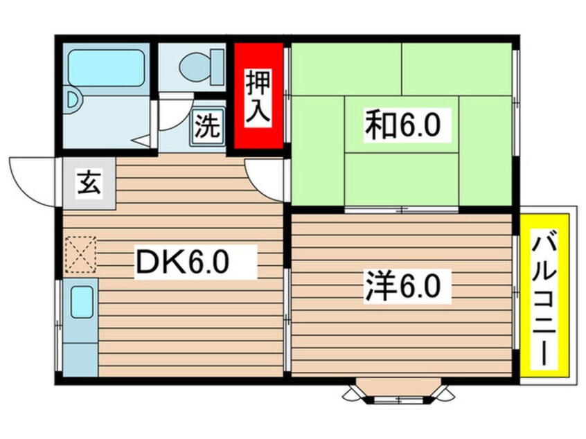 間取図 グランデュール星久喜Ｃ