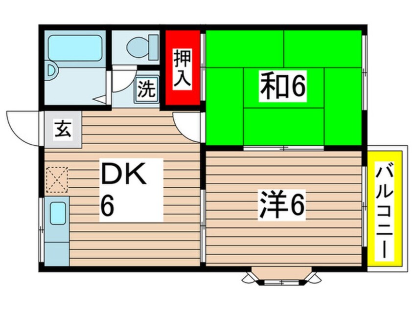 間取図 グランデュール星久喜Ｃ