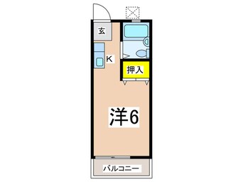 間取図 ビューラー大久保Ｃ
