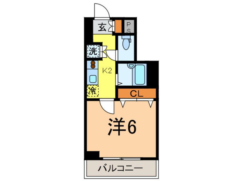 間取図 ﾌﾟﾚｰﾙ・ﾄﾞｩｰｸ文京本駒込(703)